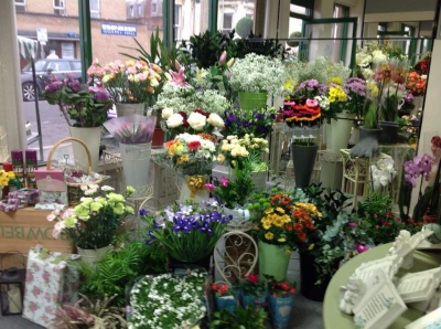 Bowbells Florist arrangement