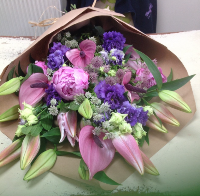 Bowbells Florist arrangement