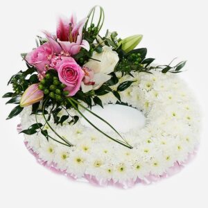 Pink Massed Wreath